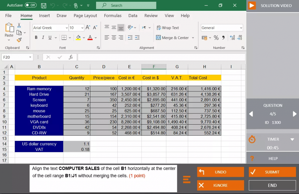 Free Excel Assessment Practice Test & 2023 Prep Guide by iPREP