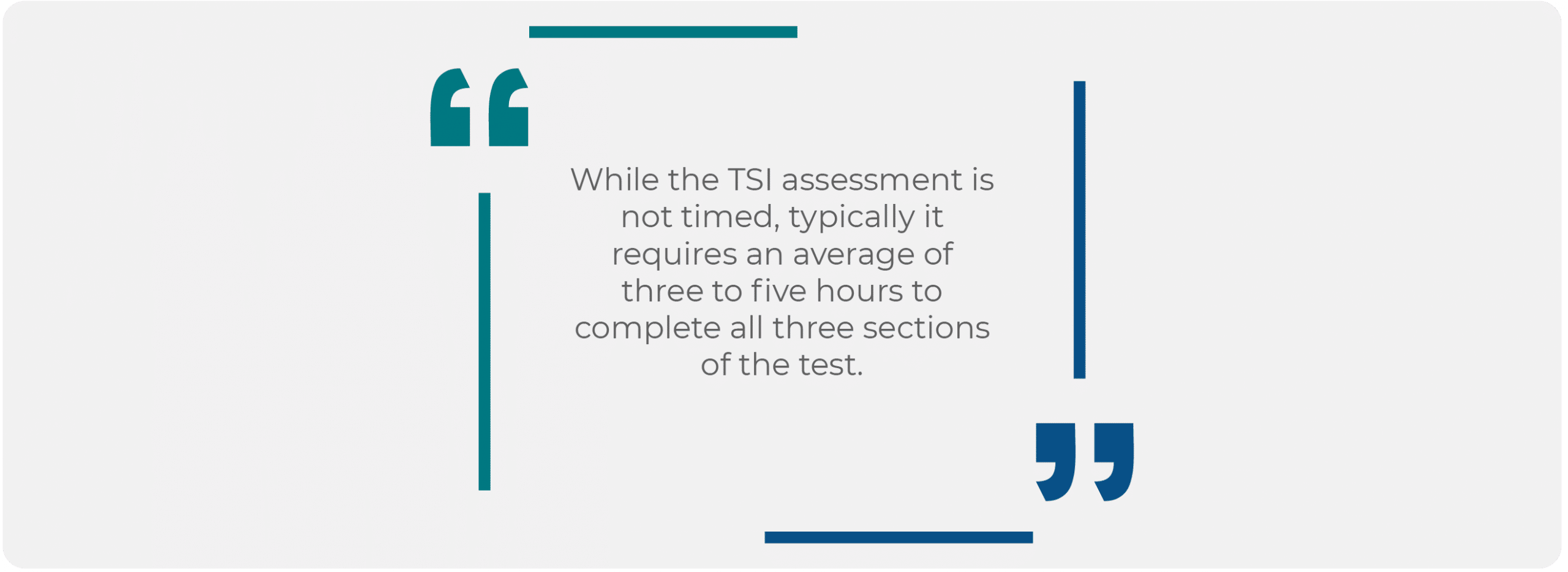 TSI Test Overview Quote 2