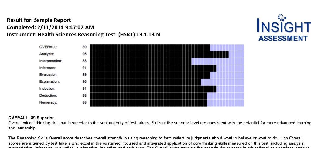 free critical thinking practice test